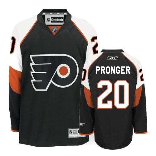 Philadelphia Flyers NO.20 Chris Pronger Women's Jersey (Black Premier Third)