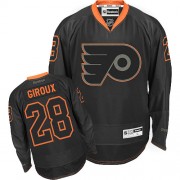Reebok Philadelphia Flyers NO.28 Claude Giroux Men's Jersey (Black Ice Authentic)