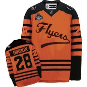 Reebok Philadelphia Flyers NO.28 Claude Giroux Men's Jersey (Orange Authentic 2012 Winter Classic)