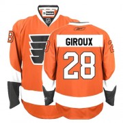 Reebok Philadelphia Flyers NO.28 Claude Giroux Men's Jersey (Orange Authentic Home)