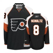 Reebok Philadelphia Flyers NO.8 Dave Schultz Men's Jersey (Black Premier Third)