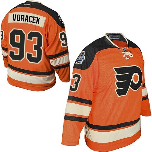 Philadelphia Flyers NO.93 Jakub Voracek Men's Jersey (Orange Authentic Official Winter Classic)