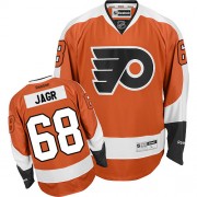 Reebok Philadelphia Flyers NO.68 Jaromir Jagr Men's Jersey (Orange Authentic Home)