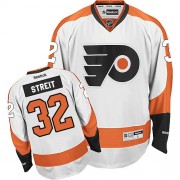Reebok Philadelphia Flyers NO.32 Mark Streit Men's Jersey (White Authentic Away)