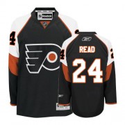 Reebok Philadelphia Flyers NO.24 Matt Read Men's Jersey (Black Authentic Third)