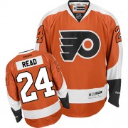 Reebok Philadelphia Flyers NO.24 Matt Read Men's Jersey (Orange Premier Home)