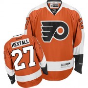 Reebok Philadelphia Flyers NO.27 Ron Hextall Men's Jersey (Orange Authentic Home)
