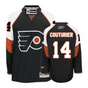 Reebok Philadelphia Flyers NO.14 Sean Couturier Men's Jersey (Black Premier Third)