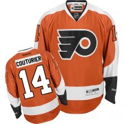 Reebok Philadelphia Flyers NO.14 Sean Couturier Men's Jersey (Orange Authentic Home)