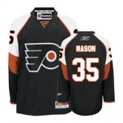 Reebok Philadelphia Flyers NO.35 Steve Mason Men's Jersey (Black Authentic Third)