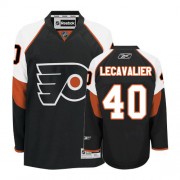 Reebok Philadelphia Flyers NO.40 Vincent Lecavalier Men's Jersey (Black Authentic Third)