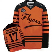 Reebok Philadelphia Flyers NO.17 Wayne Simmonds Men's Jersey (Orange Authentic 2012 Winter Classic)