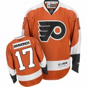 Reebok Philadelphia Flyers NO.17 Wayne Simmonds Men's Jersey (Orange Premier Home)