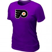 Philadelphia Flyers Women's Team Logo Short Sleeve T-Shirt - Purple