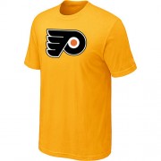 Philadelphia Flyers Mens Team Logo Short Sleeve T-Shirt - Yellow