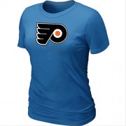 Philadelphia Flyers Women's Team Logo Short Sleeve T-Shirt - light Blue