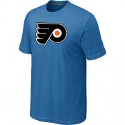Philadelphia Flyers Mens Team Logo Short Sleeve T-Shirt - light Blue