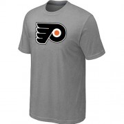 Philadelphia Flyers Mens Team Logo Short Sleeve T-Shirt - Light Grey