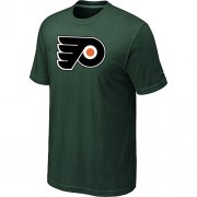 Philadelphia Flyers Mens Team Logo Short Sleeve T-Shirt - Dark Green