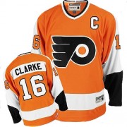 CCM Philadelphia Flyers NO.16 Bobby Clarke Men's Jersey (Orange Authentic Throwback)