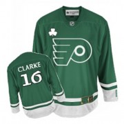 Reebok Philadelphia Flyers NO.16 Bobby Clarke Men's Jersey (Green Premier St Patty's Day)