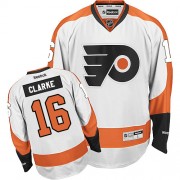 Reebok Philadelphia Flyers NO.16 Bobby Clarke Men's Jersey (White Authentic Away)