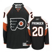 Reebok Philadelphia Flyers NO.20 Chris Pronger Men's Jersey (Black Authentic Third)