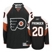 Reebok Philadelphia Flyers NO.20 Chris Pronger Women's Jersey (Black Authentic Third)